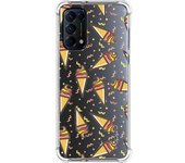 Tumundosmartphone Funda Silicona Antigolpes para Oppo Find X3 Lite 5G diseño Helados Dibujos