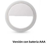 Universal Mini Selfie Ring Light Portable Clip-on Selfie Fill Light AAA Battery Operated 3 Modes LED Fill Light For Mobile Phone