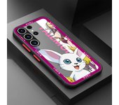 Shockproof Case For Samsung S23 S22 Ulrta 5G S21 FE S20 Plus S10e S23plus Soft Edge Matte PC Phone Cover Cartoon Digimon