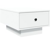 vidaXL Mesa de centro madera de ingeniería 60x45x31 cm Blanco, Negro, Roble Sonoma Mesita de Salón o Comedor o Auxiliar Mesa de Café Meuble Salón