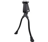 Soporte de bicicleta-Soporte de bicicleta de montaña de aleación de aluminio Soporte de montaje de pie de pierna doble Soporte de estacionamiento de bicicleta de carretera Doble pierna para 26 pulgadas o más