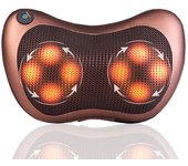 Almohada de masaje cervical para Coche, multición, para la Familia, con amasamiento positivo y inverso, para espalda, Cuello, Hambros, masajeador lumbar