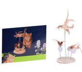 Juguete gatos plumas 14x33 cm