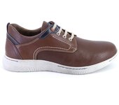 ZEN 8711 Zapatos con cordones de hombre cuero PIEL 523