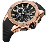 MEGIR Top Brand Men's Military Sport Chronograph Watches Waterproof Fashion Blue Silicone Strap Quartz Wristwatch Man Auto Date