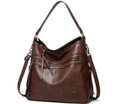 Bolso de mano Retro Para Mujer with ASA superior, Bolso de mano de Piel suave para Mujer, popular, de gran capacidad, versáthil, type Bandolera, Bolso de mano de moda