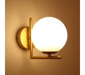 Lámpara De Pared Moderna Nórdica Con Cadena Pull Para Dormitorio Baño Espejo Escalera Luz De Ambiente Vidrio Bola Torchedlamp Iluminación