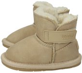 Botas-botines marca OSITO para niña en color beige. Botitas para niños con forro de borreguito - Ositos, cómodas y cálidas, suela flexible, color beig