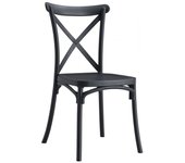 Silla CORINTIOS, apilable, tratamiento anti UV, polipropileno color a elegir (blanco, antracita o tórtora)