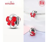 Real S925 Silver Stopper Clip Charm Star Bow Charms Beads for Original Pandora Bracelets Fine Jewelry Gifts for Women Diy