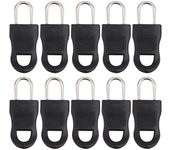 8/10pcs Replacement Zipper Head Tool-free Removable Zipper Puller for Luggage Schoolbag End Fit Rope Tag Clothing ZipFixerBroken