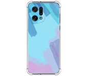 Funda Silicona Antigolpes para Oppo Find X5 5G diseño Acuarela 10 Dibujos