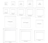 Plantilla de acolchado de joyas de 16 tamaños, regla de máquina de coser intrincada de acrílico, plantilla de enrutador de placa de presión transparente para manualidades de corte de patchwork a mano, 6 mm de grosor