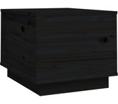 vidaXL Mesa de centro de madera maciza de pino 40x50x35 cm Natural, Blanco, Gris Mesita de Salón o Comedor o Auxiliar Mesa de Café Meuble Salón