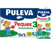 Puleva Peques 3 Crecimiento de 12 a 36 meses brik 1L – Caja 6 litros
