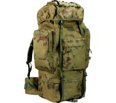 Mochila táctica de camuflaje para escalada de 100 l, ideal para viajes al aire libre, senderismo y montaña.
