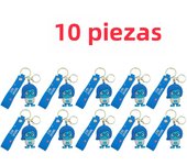 30PCS Set wholesale Inside Out keychain Plush Cartoon Character keychain Pendant Personality Creative Glue Doll Small Pendant