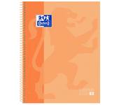 Libreta Cuadriculado de , Cuadernos A4, with Hojas Cuadrícula 5x5, Tapa Extradura, Papel de 90g de Gramaje, 80 Hojas Microperforadas, Libretas con Puntos de Corte en Folio, Colores Intensos, pastel, Lamativo, Fluorescente, Normal.