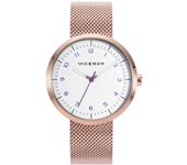 Viceroy AIR 471212-04 Mujer Blanco Reloj Acero Oro Rosa Impermeable