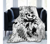 Horror Corpse Bride Blanket Soft Warm Throw Blanket for Bed Sofa Queen Size Halloween Decor Scary Movie Blanket Birthday Gifts