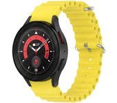 20mm Ocean Band for Samsung Galaxy Watch 4/5/6 44mm 40mm 5 Pro 45mm Silicone Bracelet Correa Galaxy Watch 6 Classic 47mm 43mm