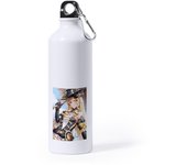 MERCHANDMANIA BIDON GRANDE 800 ML ACERO INOXIDABLE fanart dama traviesa cute juego anime deporte deportivo con mosqueton botella videojuego pc