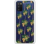 Funda compatible con Samsung Galaxy A03s - Patrón Palmeras