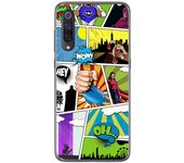Tumundosmartphone Funda Gel Tpu para Xiaomi Mi 9 diseño Comic Dibujos