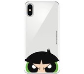 Funda original compatible con iPhone X con un diseño de The Powerpuff Girls Cactus