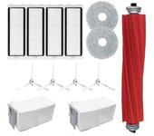 Compatible Robo Rock Q Revo/Robo Rock P10 A7400RR Robot Aspirador 2 Laterales 1 Filtro Principal 2 Mop Reemplazo de Tela