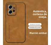 Luxury Sheepskin Leather Phone Case For Redmi Note 13 12 4G 5G 13 Pro Plus 10 11Pro A3 13C 10C 10A Men Retro Back Cover