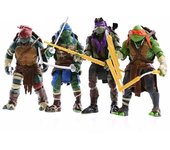 4pcs/set Anime Teenage Mutant Ninja Turtles Action Figures Home Decoration Desk Ornaments For Kids Adults Fans Gifts