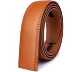 Large Size Belt No Buckle for Automatic Buckle Genuine Leather Belts Without Buckle GG Cowskin High Quality Women Belts