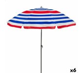 Sombrilla Aktive 220 x 207 x 220 cm (6 Unidades)