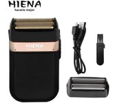 Hiena HI-301 Electric Razor for Men Rechargeable Beard Shaver Reciprocating Blades for Smooth Shaving Portable Travel-Friendly