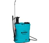 Pulverizador Eléctrico de Espalda Cofan | Capacidad 16 Litros | Batería de Litio 12 V 8Ah | Doble Uso Manual y Automático