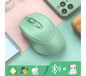Ratón Inalámbrico Ergonómico Bluetooth 1600DPI Recargable Para MacBook Tablet Computadora Portátil 2.4GHz USB Accesorios De Configuración PC