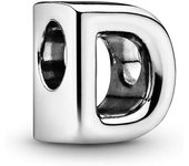 Charm de plata de ley 925 con letra de PANDORA，Incluye Caja Original