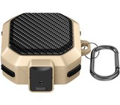 Carbon Fiber Switch Lock Case  For Samsung Galaxy Buds2 Pro Earphone Case Buds FE/Buds Pro/Buds2/Buds Live with hook