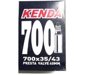 KENDA | Cámara De 700x35-43  Válvula Presta - Cámara Híbrida Kenda 700x35-43 válvula Presta. Tapón de válvula de plástico incluido. Válvula: Presta. Tamaño: 700x35-43.
