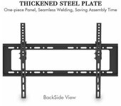 Soporte de pared para TV para pantallas curvas LCD Plasma y LED 32-70, Máx 50 kg, Cisea Negro