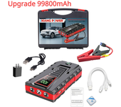 Arrancador de batería portátil para coche, dispositivo de arranque automático de gasolina y diésel, batería de emergencia de 99800mAh, pico de 5000A, cargador de Banco de energía de 12V
