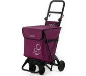 C.A - Carro de la Compra Plegable 48 litros | Carrito Gran Capacidad y 4 Ruedas | Plegable y Fácil de Transportar