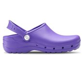 Zuecos Sanitarios mujer FELIZ CAMINAR FLOTANTE ZUECO TRABAJA, LAVANDA 2667 XL
