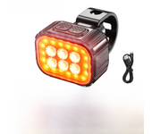 Q6-luces led delanteras y traseras para bicicleta, linterna recargable, accesorios para ciclismo de carretera