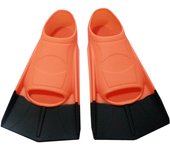 Aletas de silicona para hombres y mujeres, estilo libre, braza, aletas cortas de silicona para adultos y niños, aletas de entrenamiento de buceo ligero y natación.