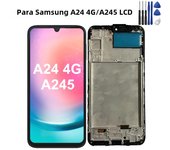 OLED LCD For Samsung A24 4G Display A245 A245F A245M A245N LCD Screen Touch Digitizer Assembly Replacement