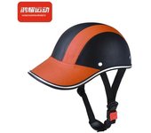 Motorcycle Helmet Men And Women Classic Leather Vintage Open Face Half Helmet Motor Scooter Electric Scooter Helmet Goggles New