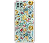 Funda original compatible con Samsung Galaxy A22 5G - Patron Calido Lola y Piolin