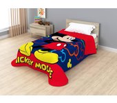 Mickey Mouse - Colcha Bouti Mickey Mouse Modelo 2 Verano Disney 170 x 250 Cm (Cama 90 - 105 Cm)
